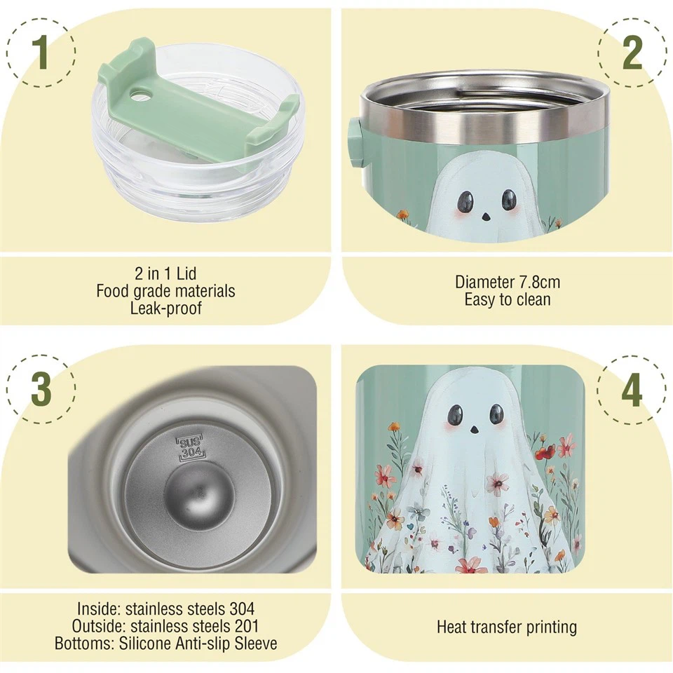 Large Tumbler With Straw